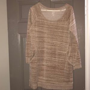 Velour Sweater Dress